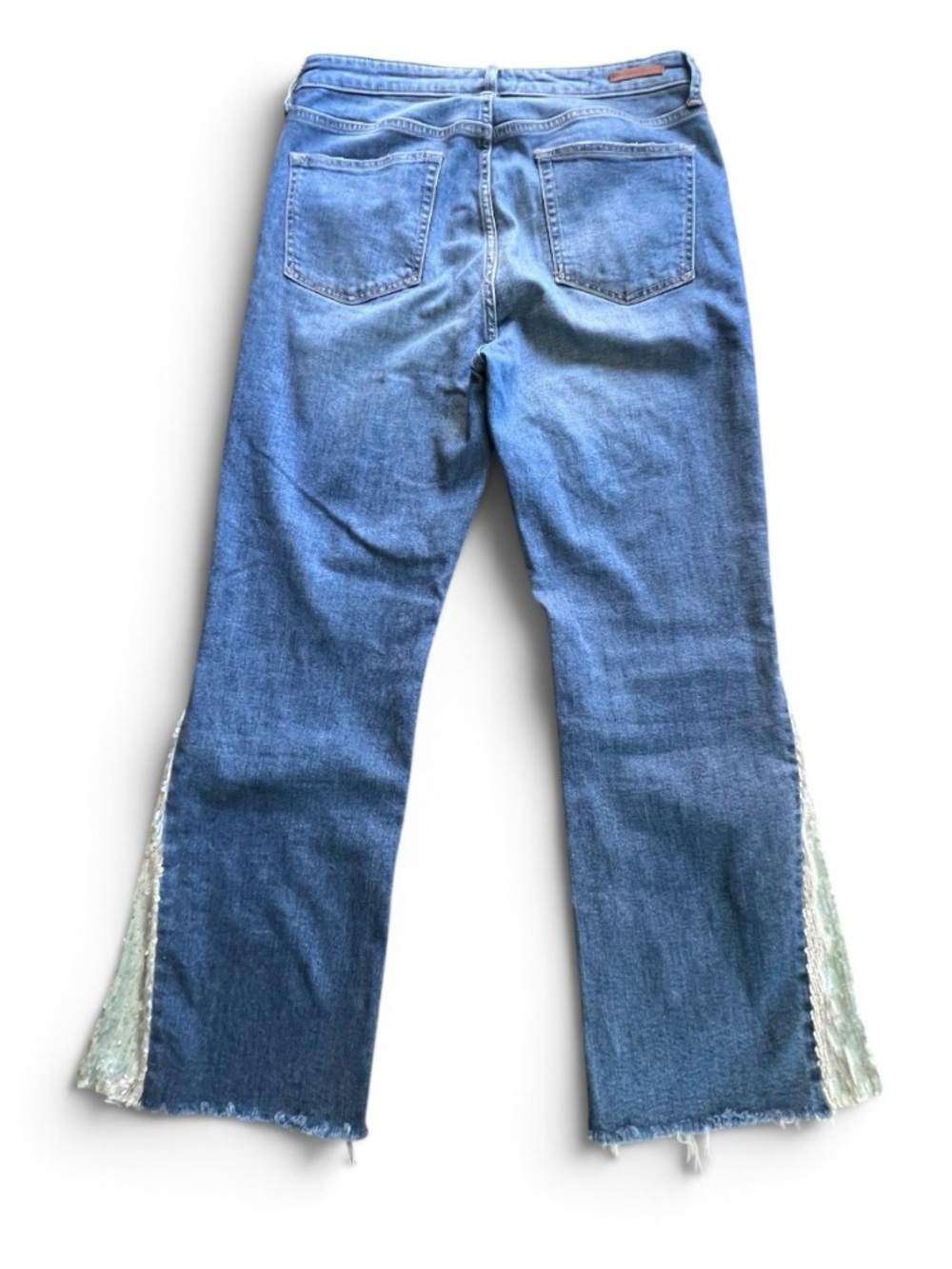 Anthropologie Pilcro and the Letterpress Sequined Flared Jeans Size 30 - Picture 5 of 13
